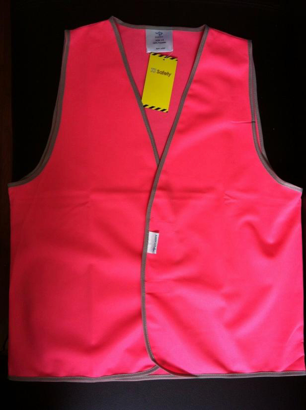 Hi Vis Pink Vest (XS to 4XL) (JJ05P)